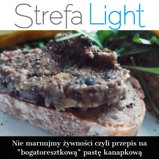 Nie marnujmy żywności - przepis na pastę kanapkową